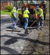 City filling backlog of potholes