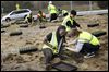 Students round out day by planting