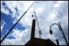 Steam plant smokestacks removed