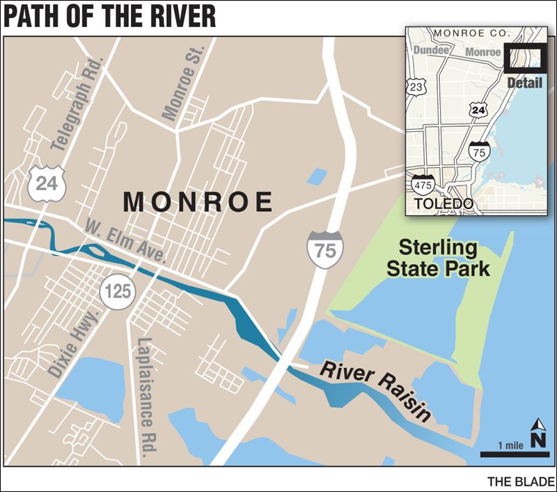 River Raisin cleanup flows along Toledo Blade