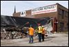 Building collapses on Vance Street