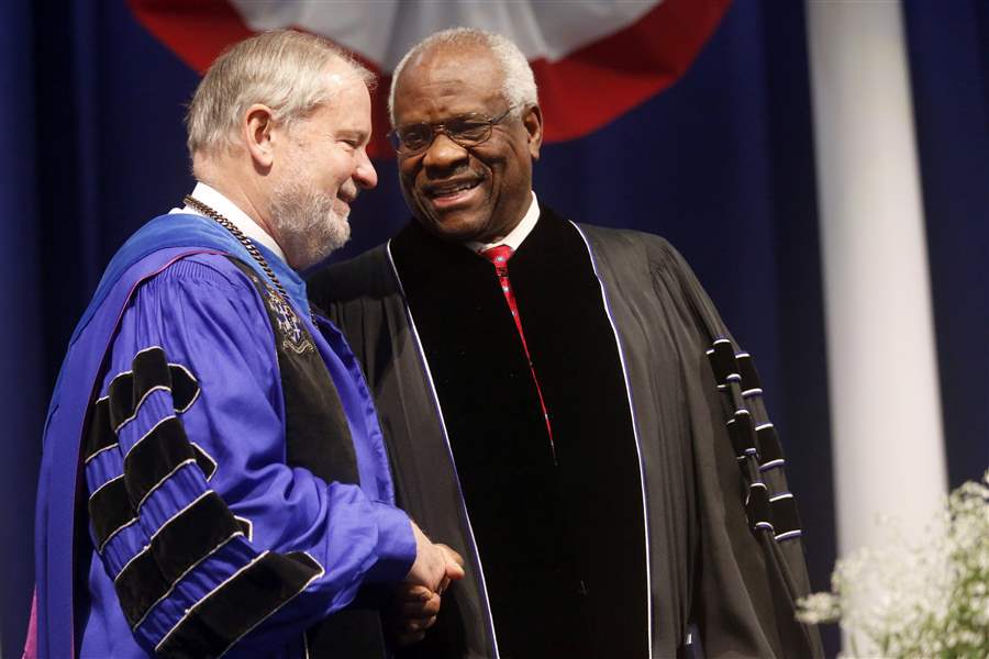 Clarence Thomas Speaks At Hillsdale College The Blade 
