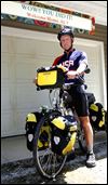 Cyclist finishes 9,040-mile journey