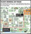 Memorial Day parade steps off at 10 a.m.