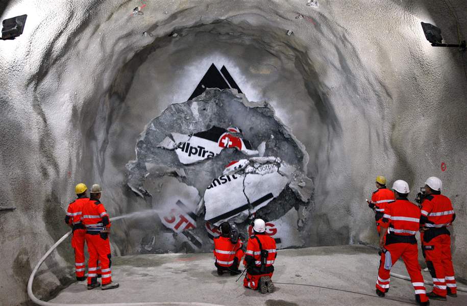 Swiss inaugurate 12 billion rail tunnel, world's longest The Blade