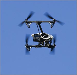 The drone tested then purchased by Oregon police.