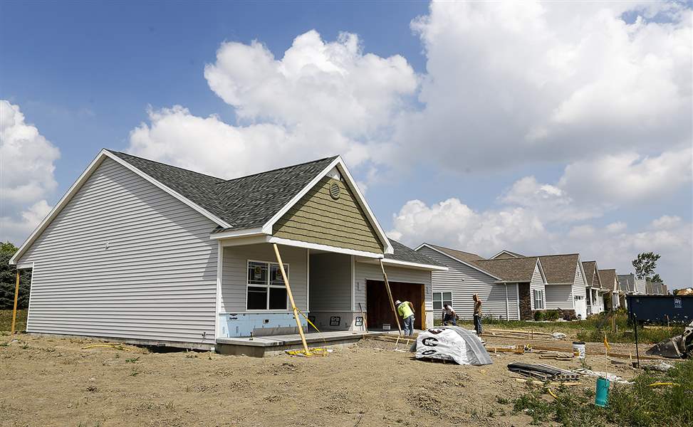 Under construction Lakeside Villas at Fallen Timbers The Blade