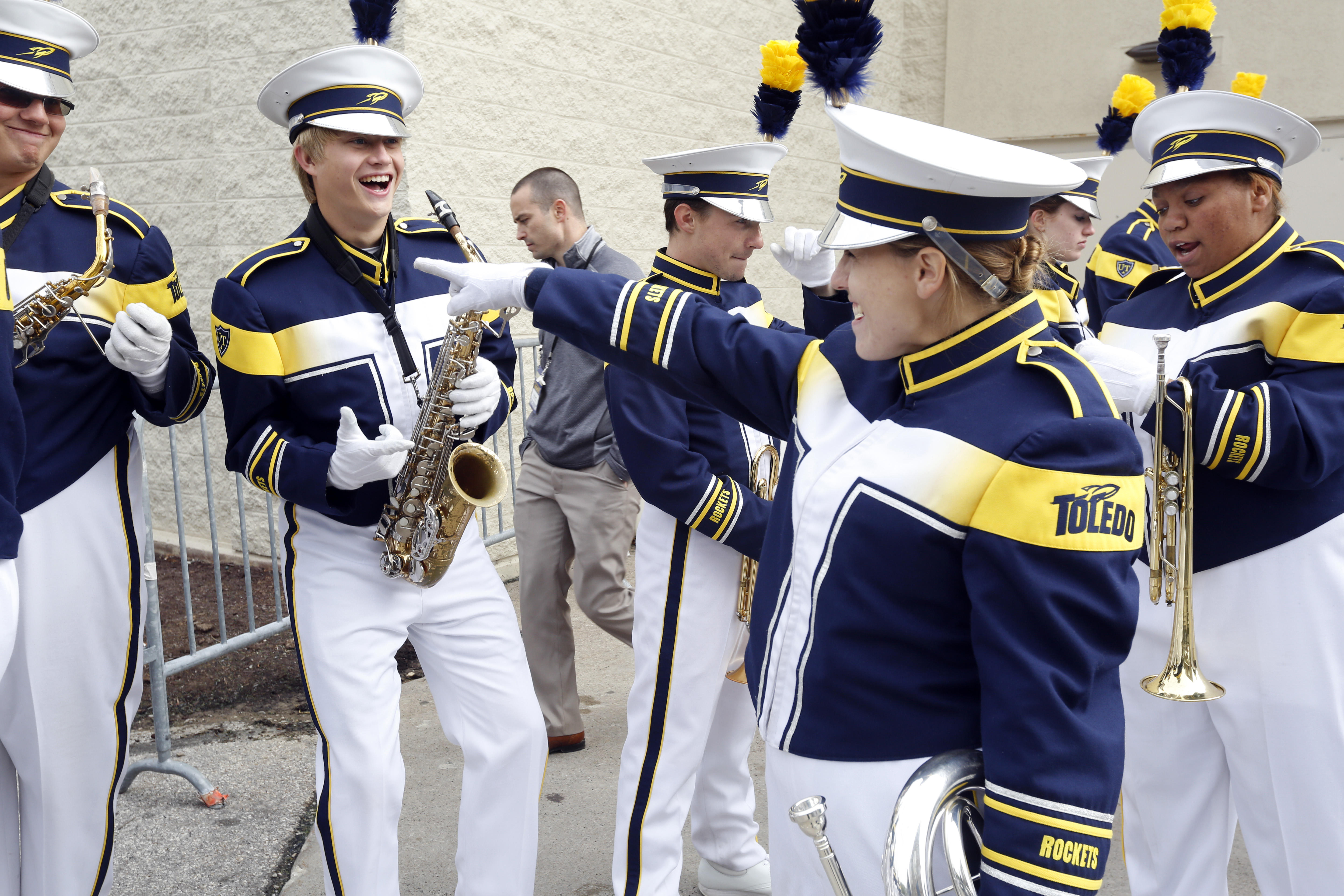 UT marching band performs downtown The Blade