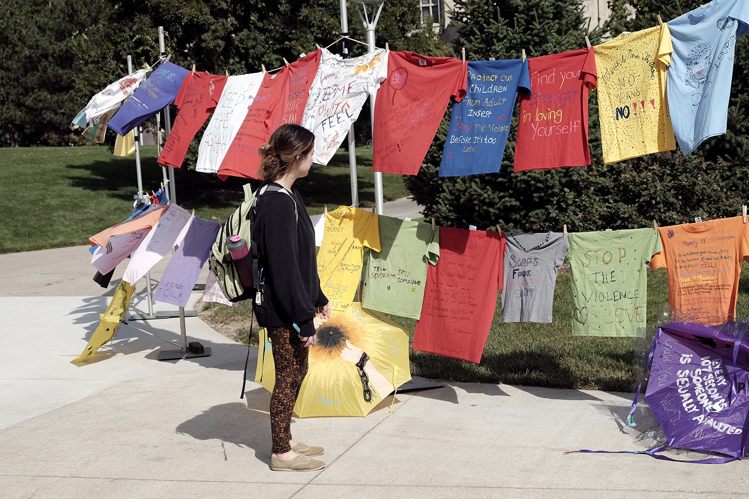 Clothesline Project display bears survivors’ strength The Blade