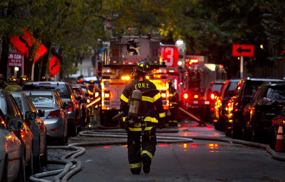 1 dead, 12 hurt in fire at 5story N.Y.C. apartment building The Blade