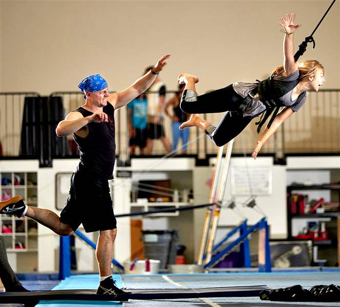 Crash course Falls, fights, and fires part of daily life at stunt