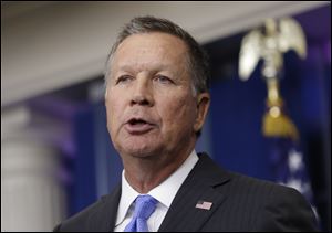 Gov. John Kasich on Wednesday cleared his desk of the last 28 bills from the lame-duck session.
