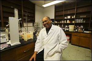 George Armstrong, now a professor and chairman of the chemistry department at Tougaloo College in Jackson, Miss., used to work for Libbey-Owens-Ford Co. in Toledo.