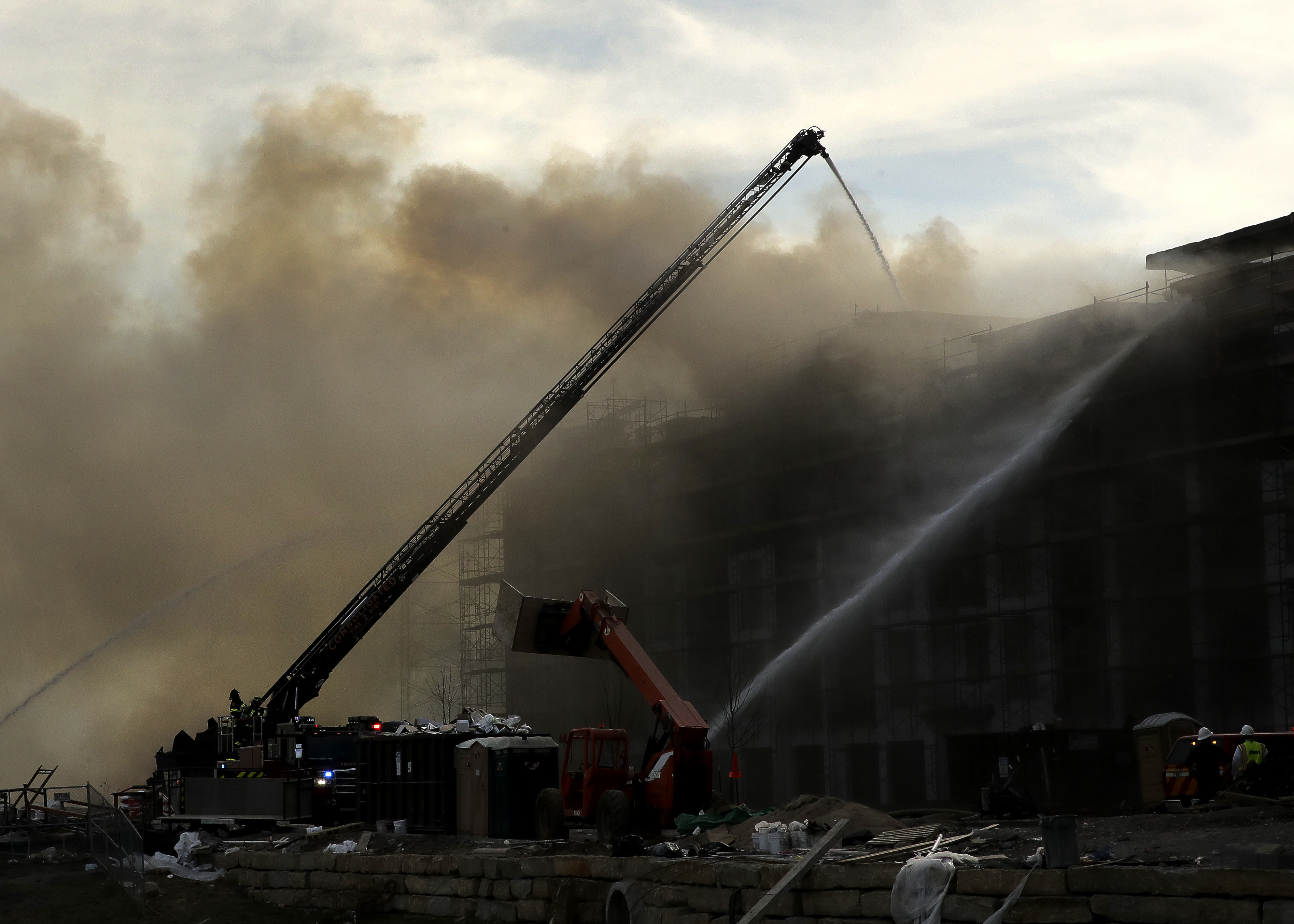 Suburban Kansas City apartment building fire ignites houses The Blade
