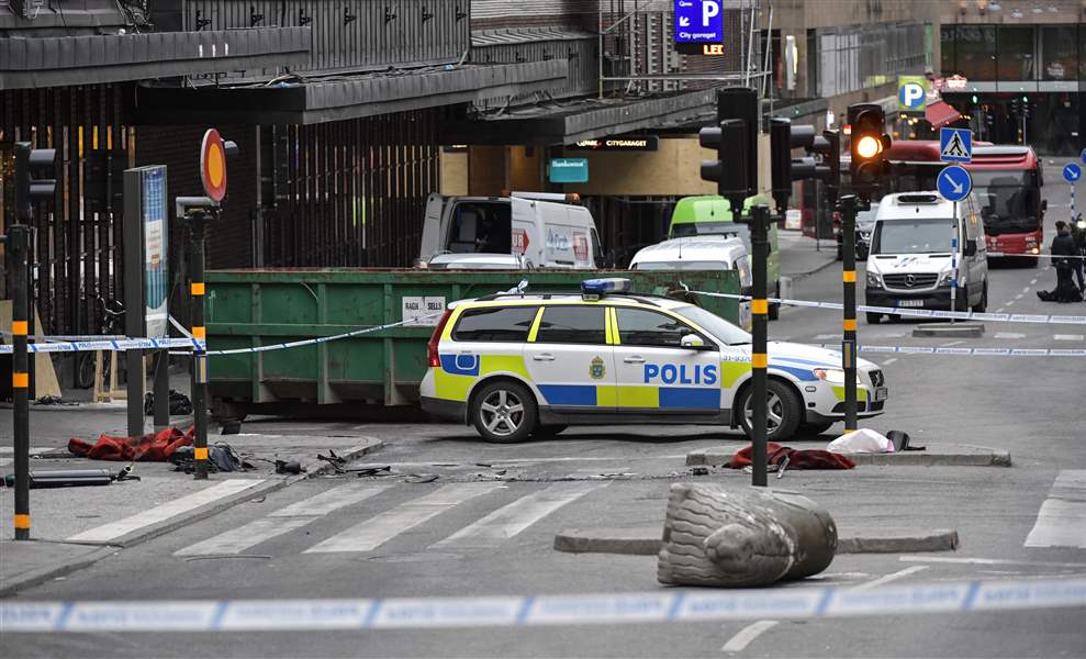 Sweden identifies truck attack suspect as Uzbek native, 39 The Blade