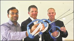 FlexDex co-founders (from left), Shorya Awtar, Greg Bowles and James Geiger.