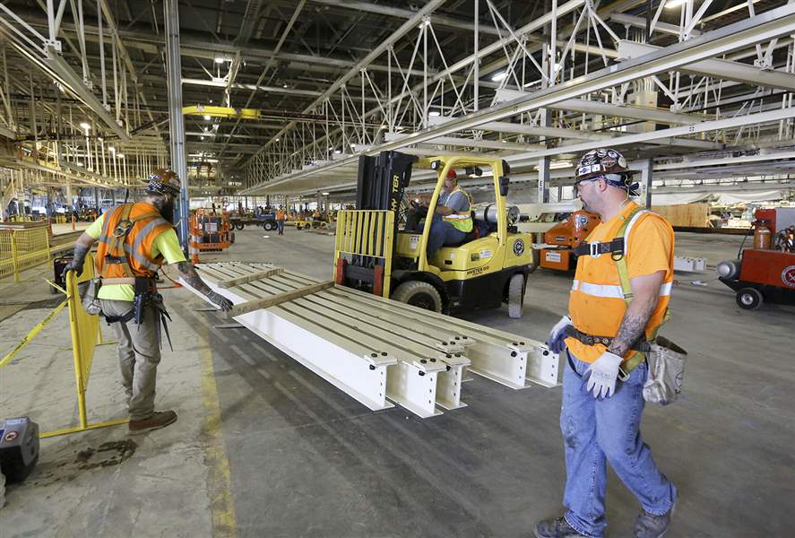 Toledo plant construction on track for new Wrangler The Blade
