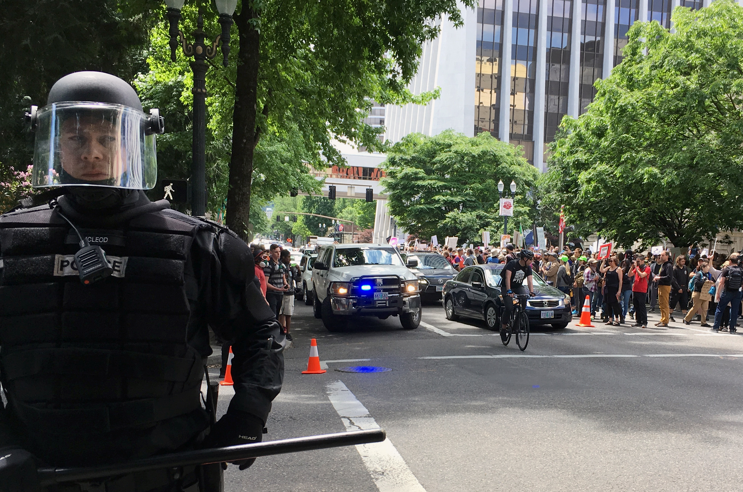 Day of Portland demonstrations marked by arrests, clashes - The Blade