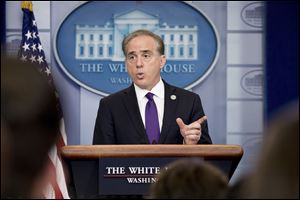 Veterans Affairs Secretary David Shulkin speaks at the daily press briefing at the White House in Washington June 5.
