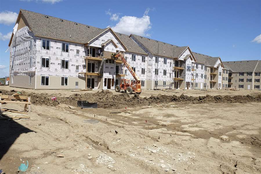 Under construction Apartments in Dundee, Michigan The Blade