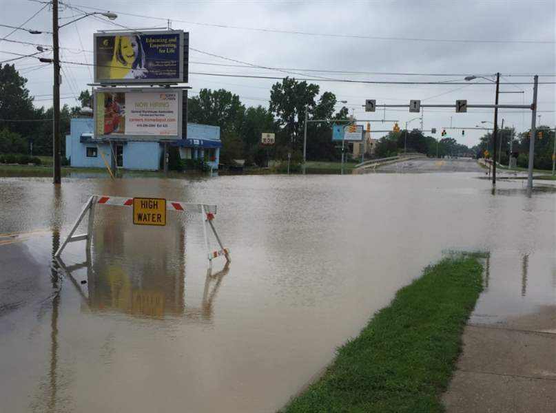 Floodwaters plague Findlay again The Blade