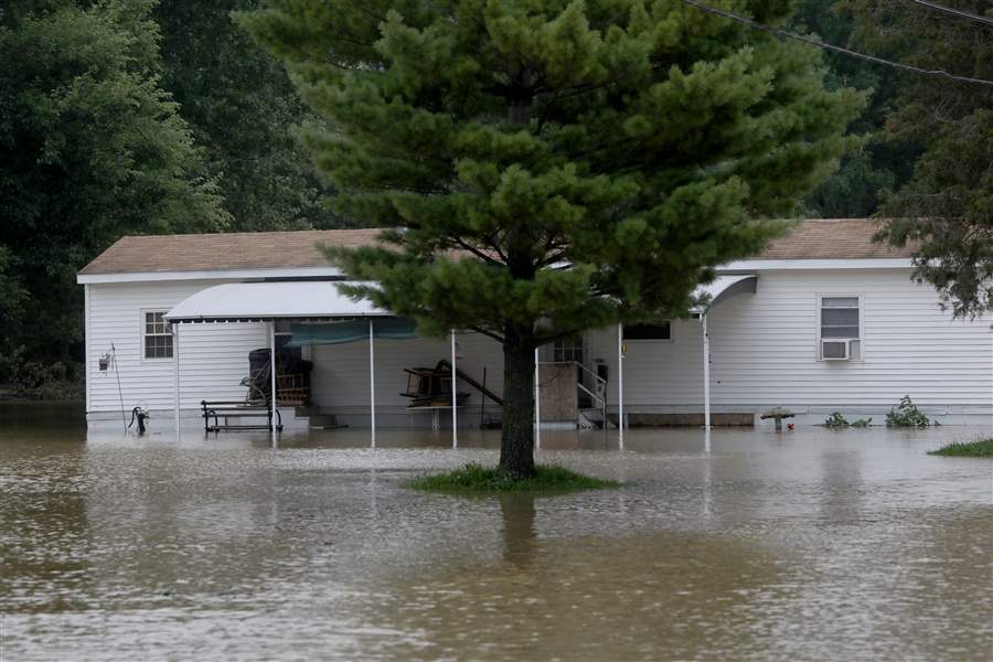 Floodwaters plague Findlay again The Blade