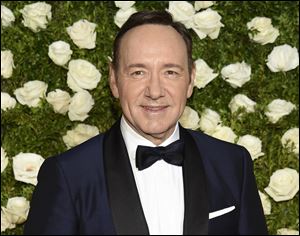 Kevin Spacey arrives at the 71st annual Tony Awards at Radio City Music Hall in New York. Spacey says he is beyond horrified by allegations that he made sexual advances on a teen boy in 1986. 