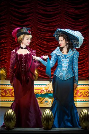 Colleen McLaughlin and Erin McIntyre in a scene from 'A Gentleman's Guide to Love and Murder.'
