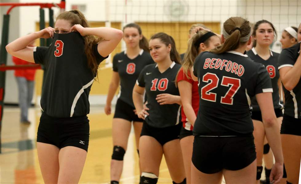 Bedford volleyball team sees its season end in state quarterfinals