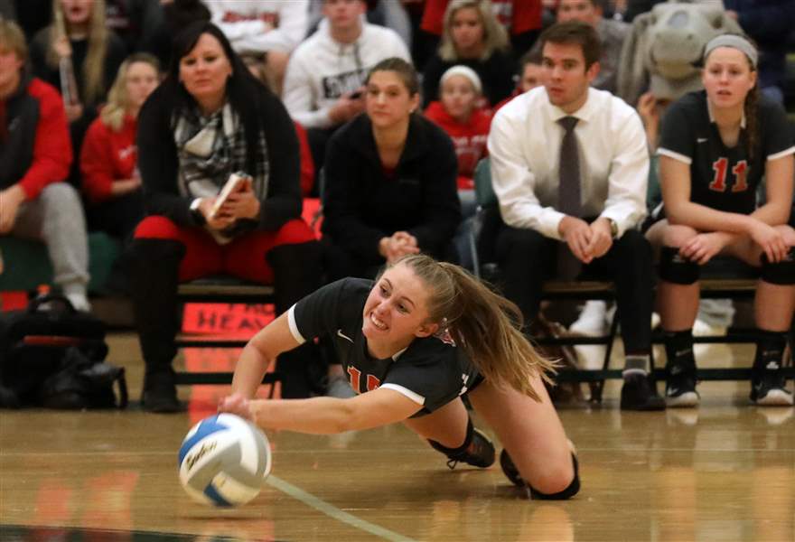 Bedford volleyball team sees its season end in state quarterfinals