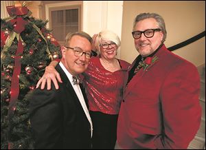 From left: Wayne North, Sue Carter and Joe Howe during the 40th annual Holiday with a Heart Gayla.