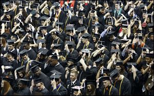 Bowling Green State University's winter commencement takes place Friday evening at the Stroh Center.