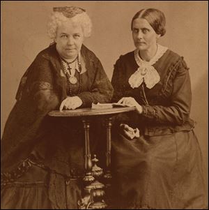 Suffragists Elizabeth Cady Stanton and Susan B. Anthony are photographed in 1870. Without First Amendment protections, vital figures in the women's rights movement could have been silenced.