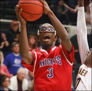 Jakiel Wells, shown in a game earlier this season, scored 19 points for St. Francis in a win over Clay Friday.