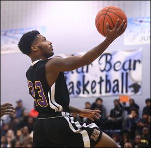 Waite's Carl Banks, pictured in a game this season, scored 22 points Friday to lead to Indians over Emmanuel Christian.