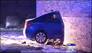 Quincy Holmes, 24, was pronounced dead at the scene after his vehicle crashed into a South Toledo apartment building, according to Toledo police. The incident was reported at 4:43 a.m. Monday.  
