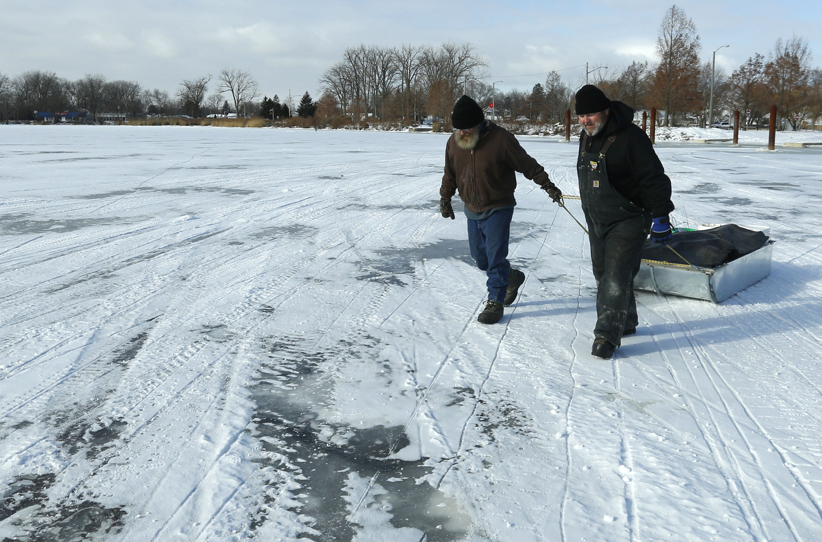 Ice fishermen thrive in arctic blast The Blade