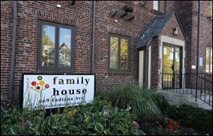 The Family House shelter on Indiana Avenue in Toledo. Family House executive director Renee Palacios says her organization had not received any of the approximately $160,000 in grants that the shelter was awarded for the fiscal year.