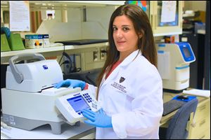 Hilda Ghadieh is a PhD graduate student at the University of Toledo College of Medicine and Life Sciences Biomedical Science Program.