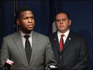 Will Lucas, left, has been named to the Ohio Martin Luther King, Jr. Holiday Commission by Governor John Kasich.