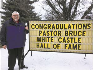 Pastor Bruce Perry has been inducted into the Whitle Castle Hall of Fame.