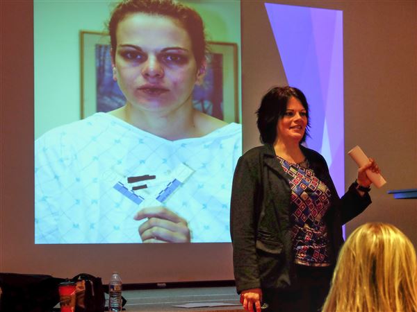 Former paramedic 'Standing Courageous' against domestic violence