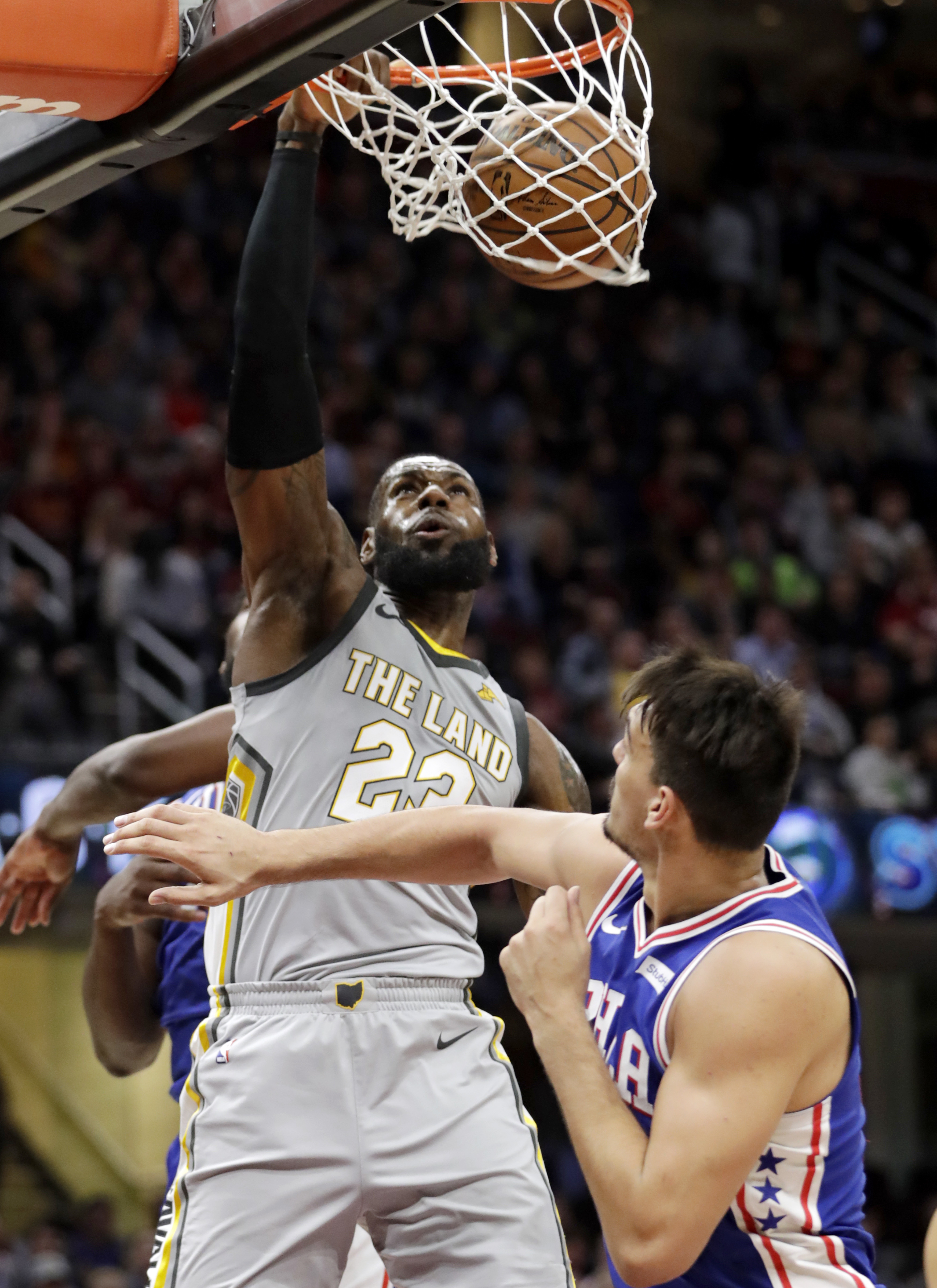 Sixers Showcase Themselves For LeBron Down Cavs 108 97 The Blade