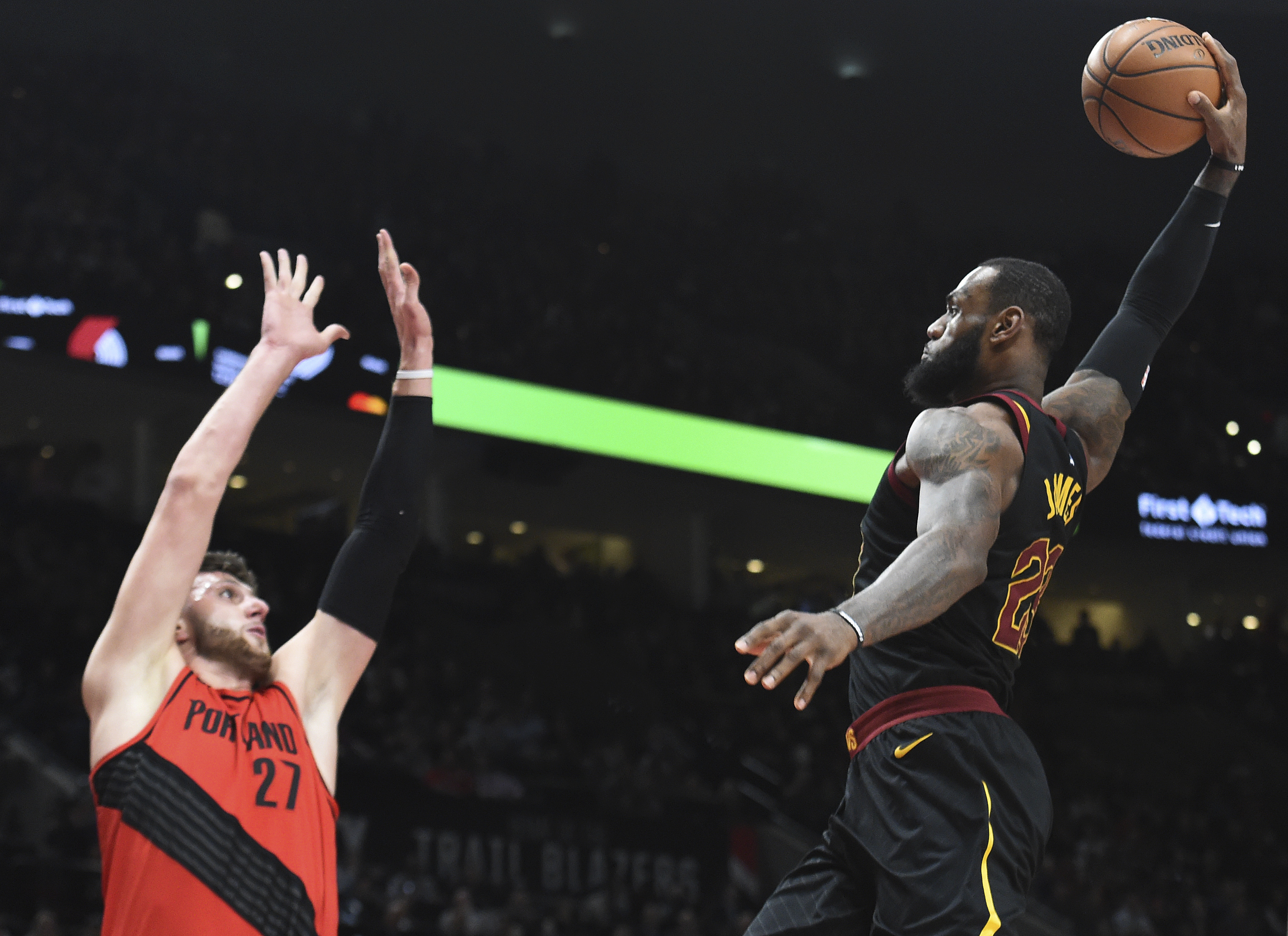 Blazers win 11th straight with 113105 victory over Cavs The Blade
