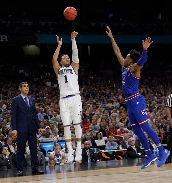 3pointers lift Villanova to Final Four rout of Kansas The Blade