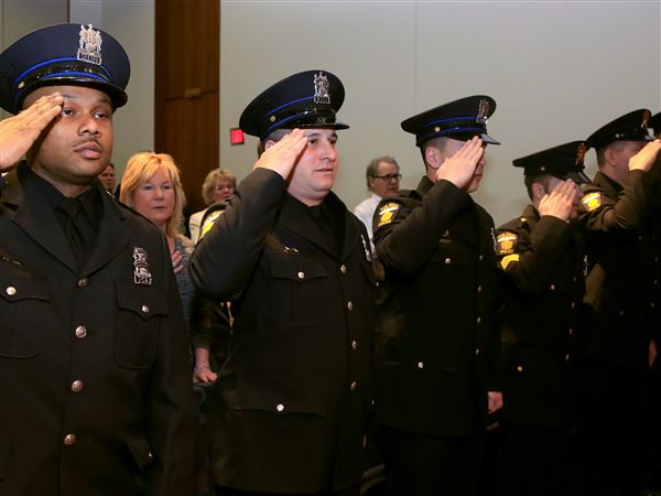 Six TPD officers earn promotions during ceremony