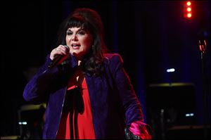Ann Wilson of Heart performs onstage at the Beacon Theatre in New York City on March 15, 2018. Saturday, Wilson wrote a letter to the Rock and Roll Hall of Fame for the honor of inducting The Moody Blues Saturday. Heart was inducted in 2013.