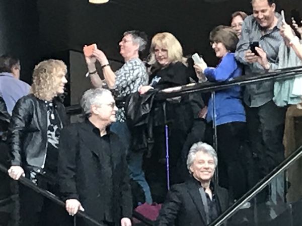 Bon Jovi surprises fans at Rock Hall of Fame