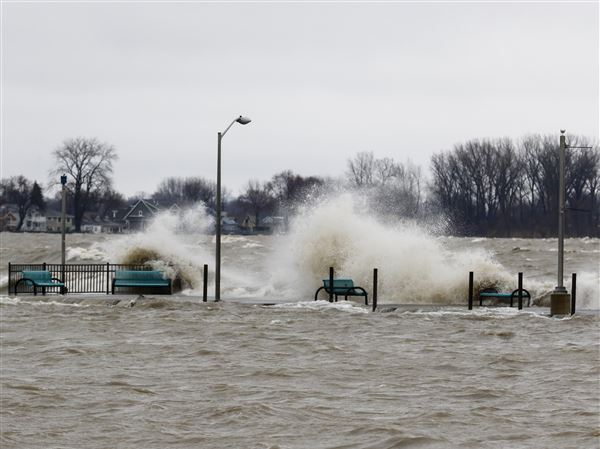 High water floods Point Place