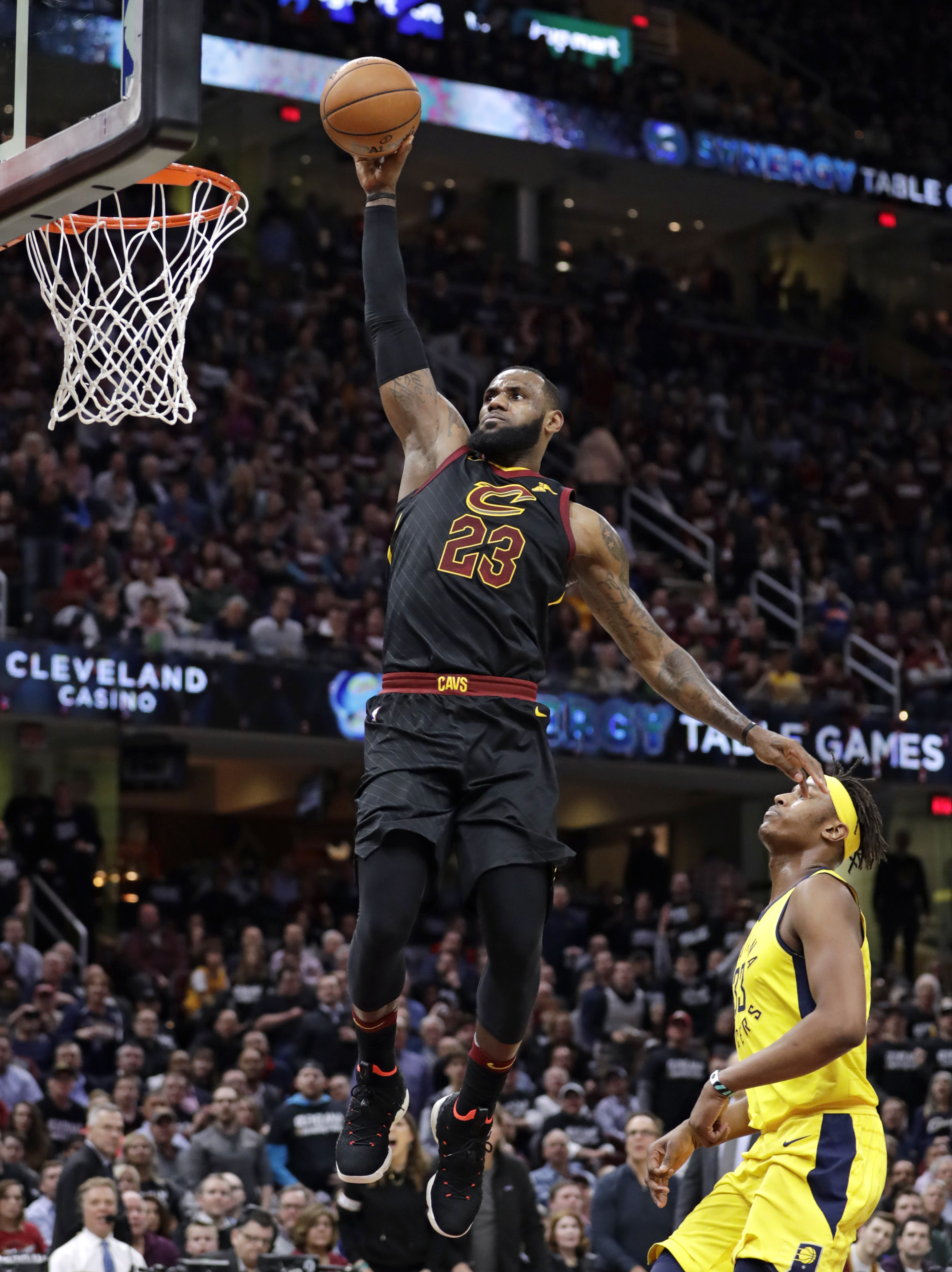 LeBron scores 46, Cavaliers hold off Pacers to even series - The Blade